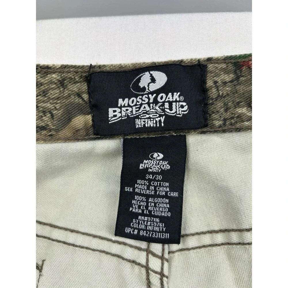 Mossy Oak Jeans Mens 34x30 Break Up Infinity Camo‎ Denim Pants Hunting Relaxed